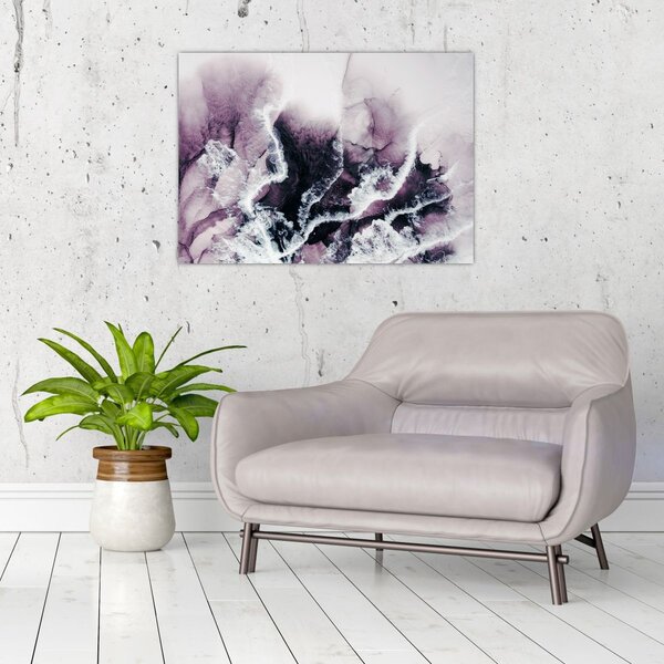 Slika - Ljubičasti mramor N⁰2 (70x50 cm)