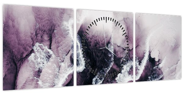 Slika - Ljubičasti mramor N⁰2 (sa satom) (90x30 cm)