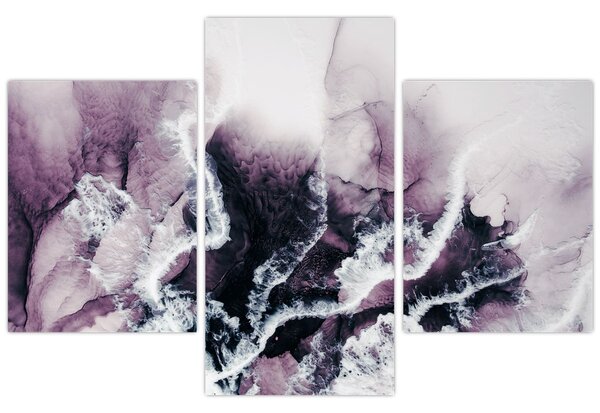 Slika - Ljubičasti mramor N⁰2 (90x60 cm)