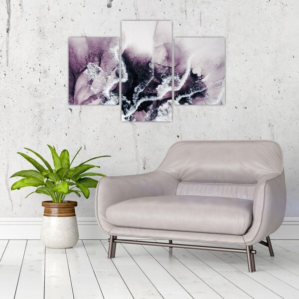 Slika - Ljubičasti mramor N⁰2 (90x60 cm)