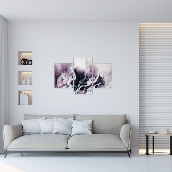 Slika - Ljubičasti mramor N⁰2 (90x60 cm)