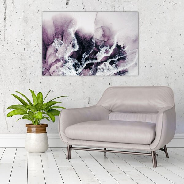 Slika - Ljubičasti mramor N⁰2 (90x60 cm)