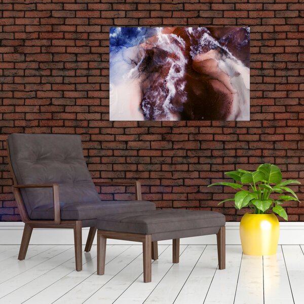 Slika - Ljubičasti mramor N⁰3 (90x60 cm)