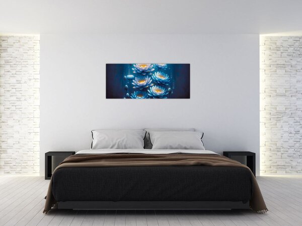 Slika - Lopoči ispod površine (120x50 cm)