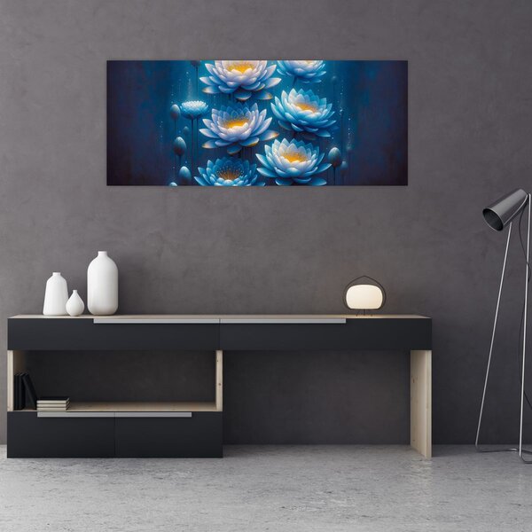 Slika - Lopoči ispod površine (120x50 cm)