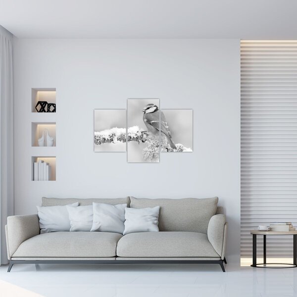 Slika - Ptica na grani (90x60 cm)