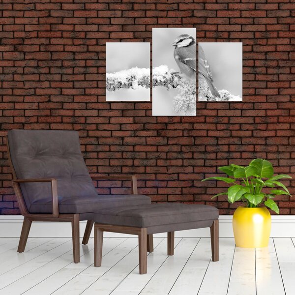 Slika - Ptica na grani (90x60 cm)