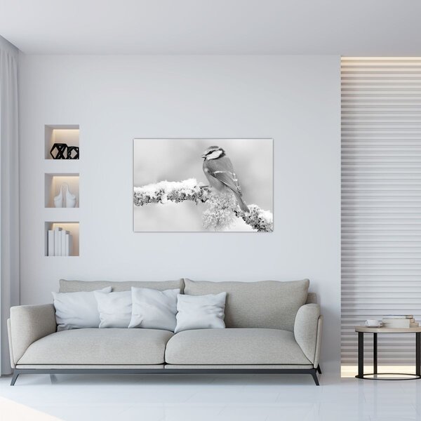 Slika - Ptica na grani (90x60 cm)
