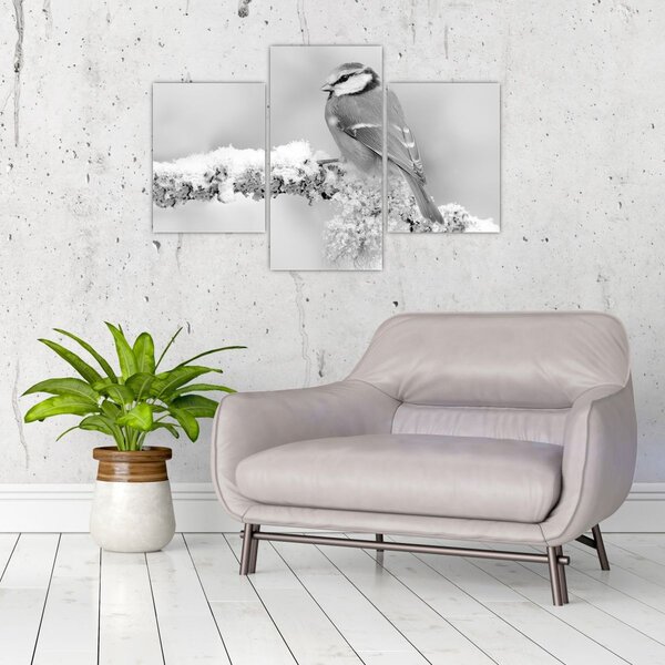 Slika - Ptica na grani (90x60 cm)