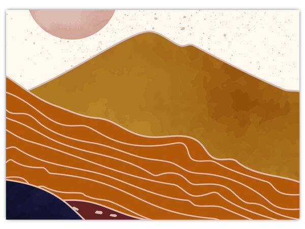 Slika - Spacefrog dizajn planine N⁰1 (70x50 cm)