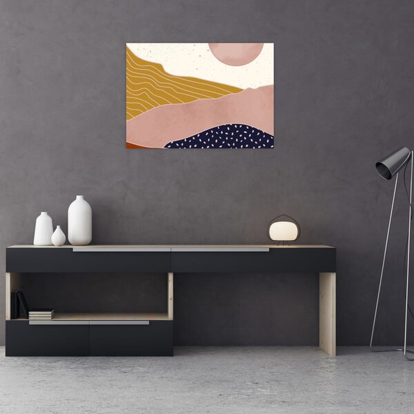 Slika - Svemirska žaba dizajn planine N⁰3 (70x50 cm)