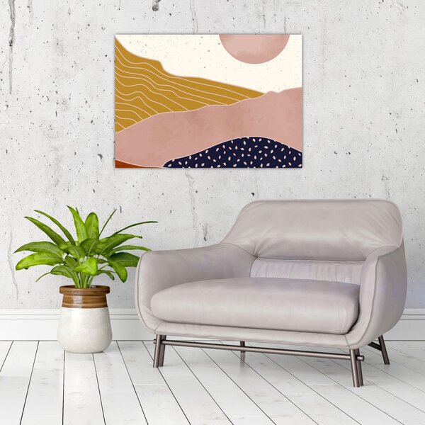 Slika - Svemirska žaba dizajn planine N⁰3 (70x50 cm)