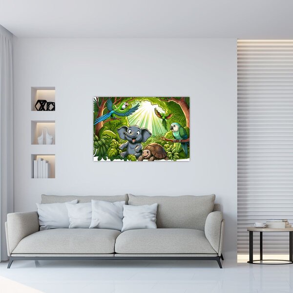 Slika - Vesela životinjica (90x60 cm)