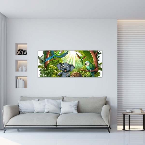 Slika - Vesela životinjica (120x50 cm)