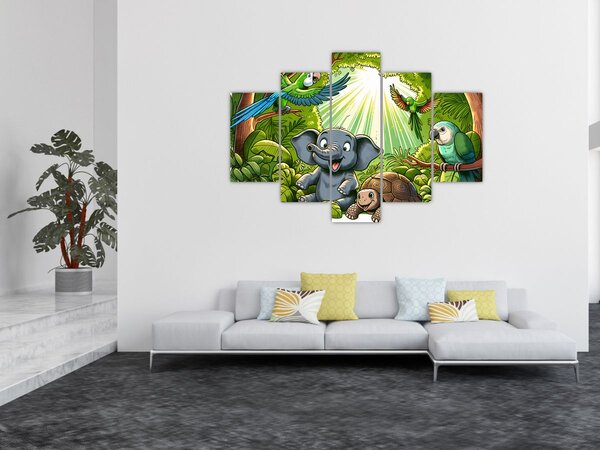 Slika - Vesela životinjica (150x105 cm)