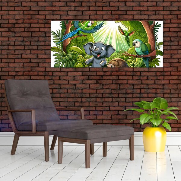 Slika - Vesela životinjica (120x50 cm)