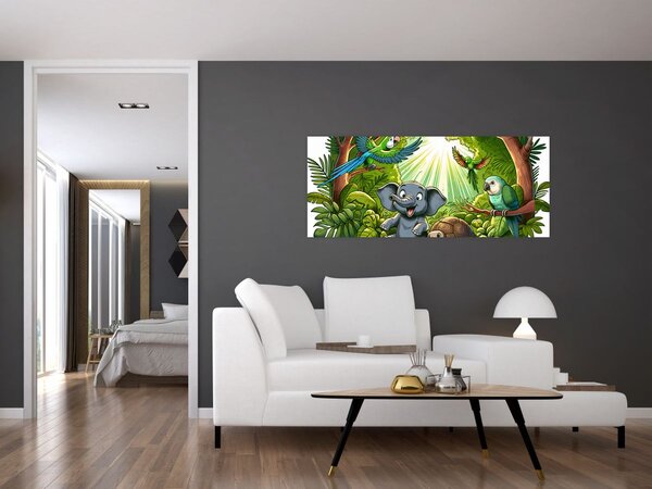 Slika - Vesela životinjica (120x50 cm)