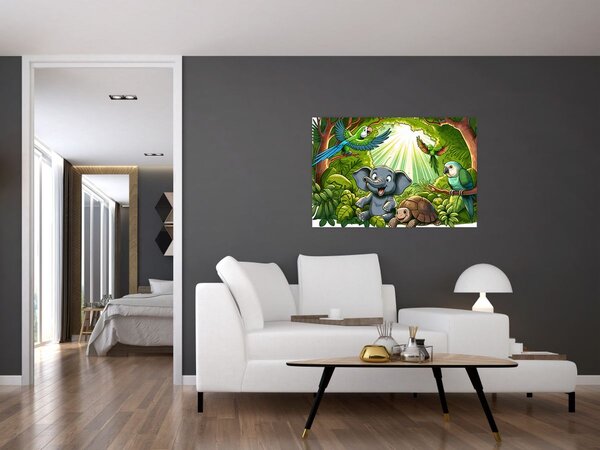 Slika - Vesela životinjica (90x60 cm)