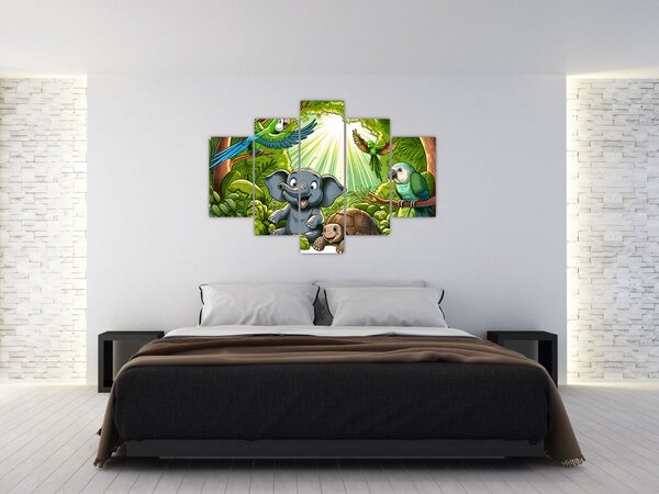 Slika - Vesela životinjica (150x105 cm)