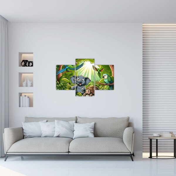 Slika - Vesela životinjica (90x60 cm)