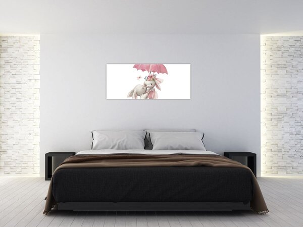 Slika - Akvarelna životinja N⁰3 (120x50 cm)