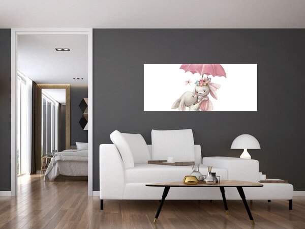 Slika - Akvarelna životinja N⁰3 (120x50 cm)