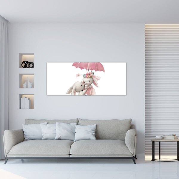 Slika - Akvarelna životinja N⁰3 (120x50 cm)