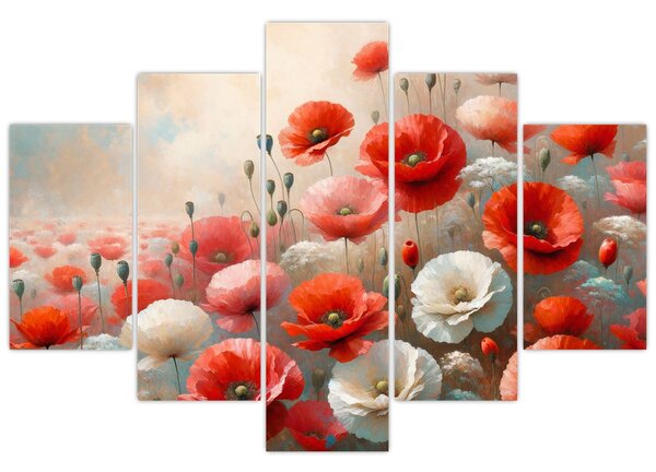 Slika - Slika s makovima (150x105 cm)
