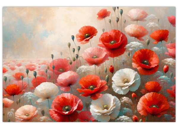 Slika - Slika s makovima (90x60 cm)
