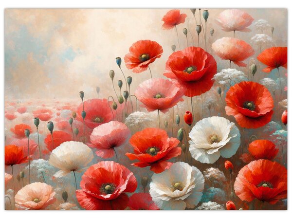 Slika - Slika s makovima (70x50 cm)