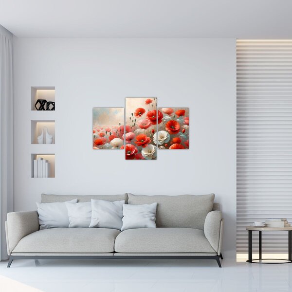 Slika - Slika s makovima (90x60 cm)