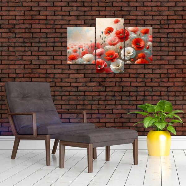 Slika - Slika s makovima (90x60 cm)