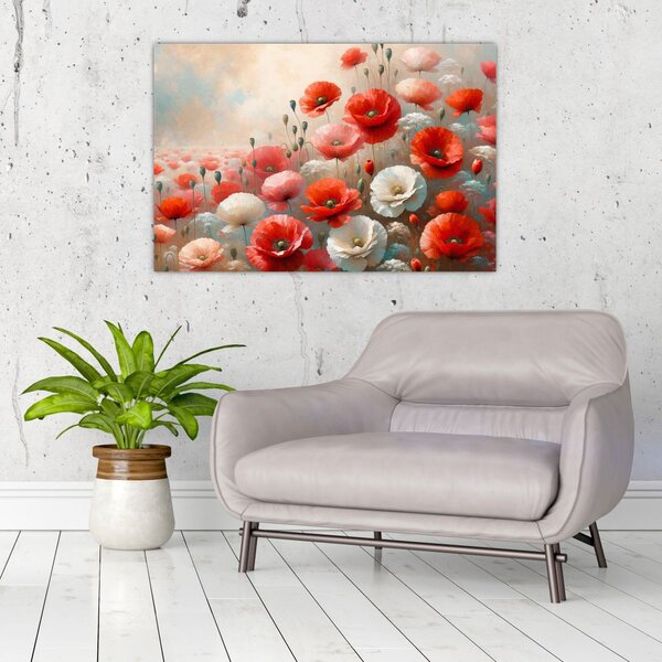 Slika - Slika s makovima (90x60 cm)