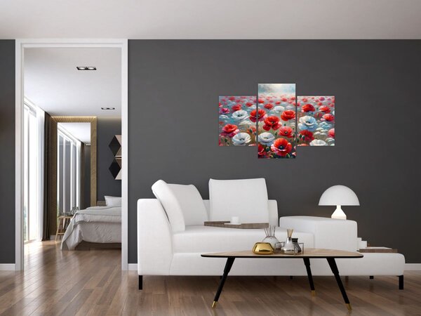Slika - Polje makova (90x60 cm)