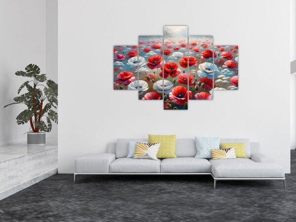Slika - Polje makova (150x105 cm)