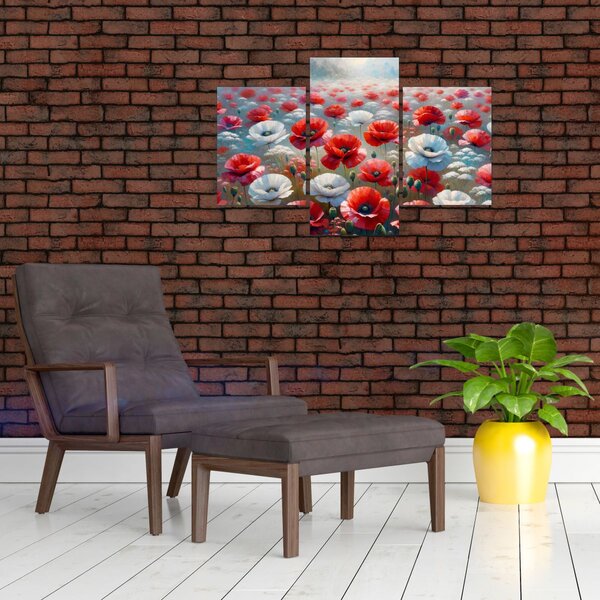 Slika - Polje makova (90x60 cm)