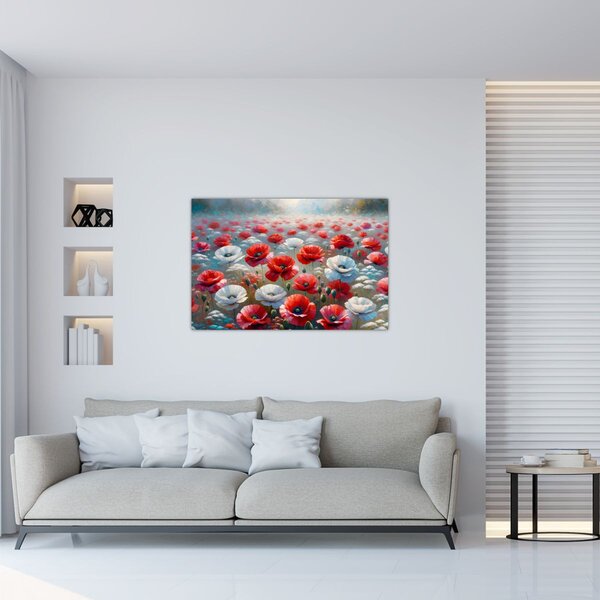 Slika - Polje makova (90x60 cm)