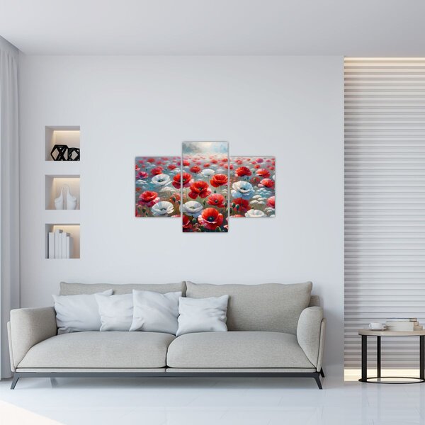 Slika - Polje makova (90x60 cm)