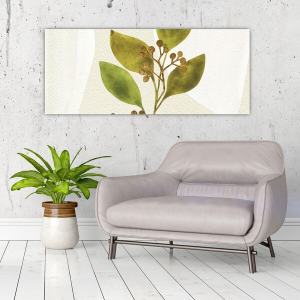 Slika - Akvarel grana N⁰1 (120x50 cm)