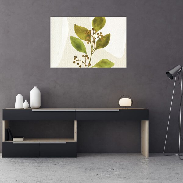 Slika - Akvarel grana N⁰1 (90x60 cm)