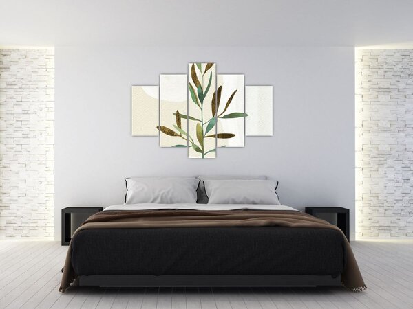 Slika - Akvarel grana N⁰2 (150x105 cm)
