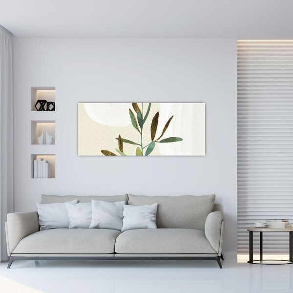 Slika - Akvarel grana N⁰2 (120x50 cm)