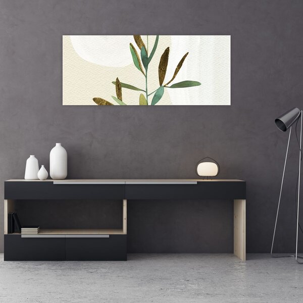 Slika - Akvarel grana N⁰2 (120x50 cm)