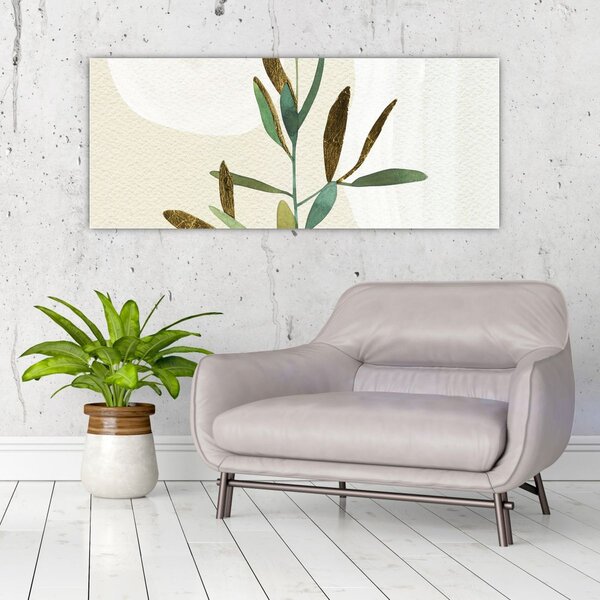 Slika - Akvarel grana N⁰2 (120x50 cm)