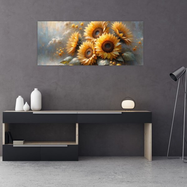 Slika - Slika suncokreta (120x50 cm)