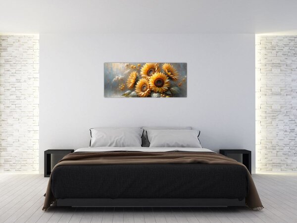 Slika - Slika suncokreta (120x50 cm)