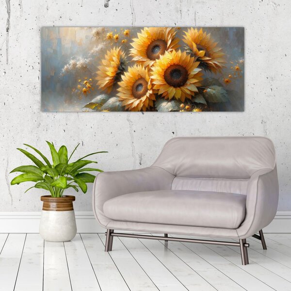 Slika - Slika suncokreta (120x50 cm)