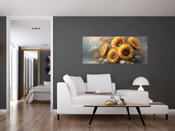 Slika - Slika suncokreta (120x50 cm)