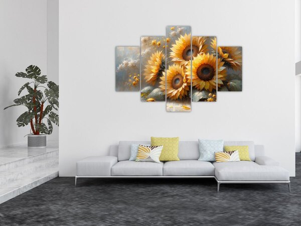 Slika - Slika suncokreta (150x105 cm)
