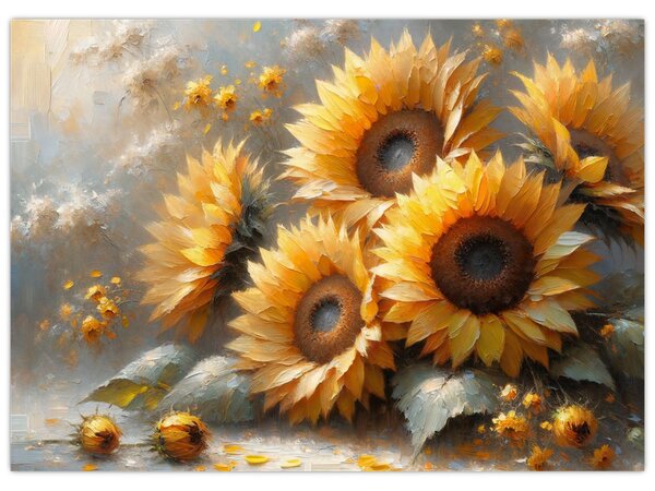 Slika - Slika suncokreta (70x50 cm)